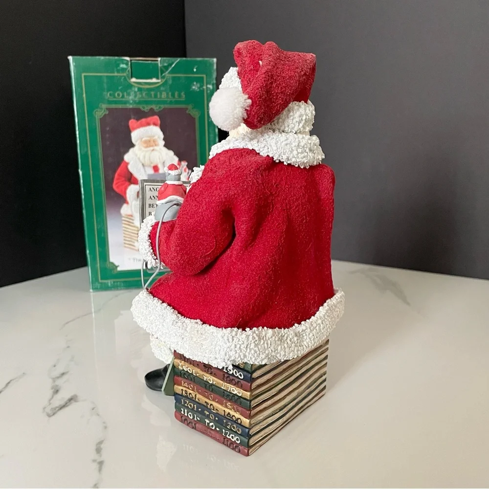 The New Millenium Santa - Computer Working Santa - Fabriche by Kurt Adler - Picture 7 of 12